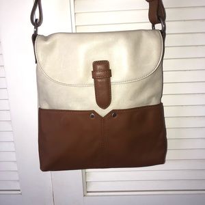 Coldwater Creek Real Leather Crossbody Purse